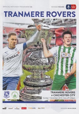 Tranmere Rovers v Chichester City Match Programme 2019-12-01